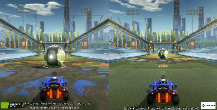 Rocket League is rolling out on GeForce Now and Steam decks.