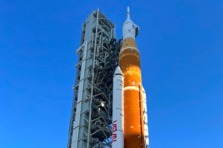 sls launchpad journey NASA completes pre-launch test of its mega moon rocket | Digital Trends