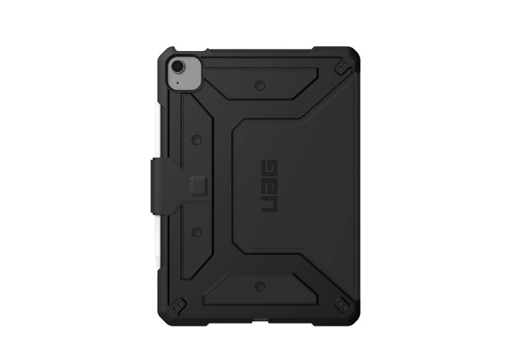 uag metropolis se series case for the ipad air 5 showing off its rugged protection.