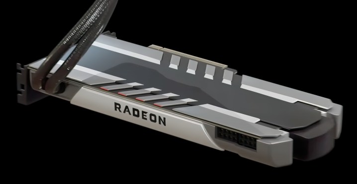 A rumored concept render of AMD's next-gen RDNA 3 Radeon RX 7000 GPUs.