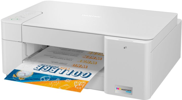 Brother's MFC-J1205W is an affordable printer with high capacity ink cartridges. 