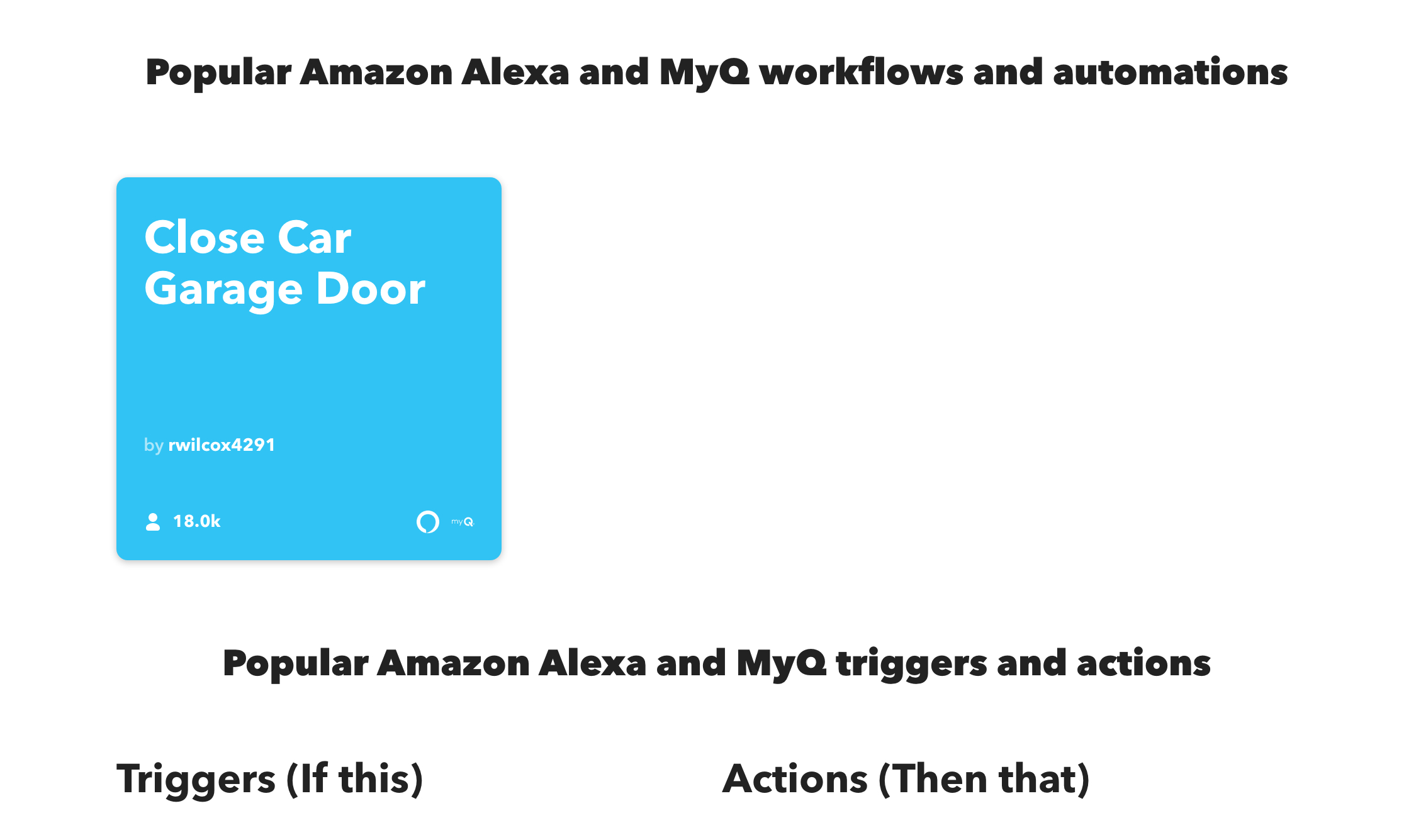 Unlocking Seamless Connectivity MyQ and Alexa Collaboration Unlocking Seamless Connectivity MyQ and Alexa Collaboration