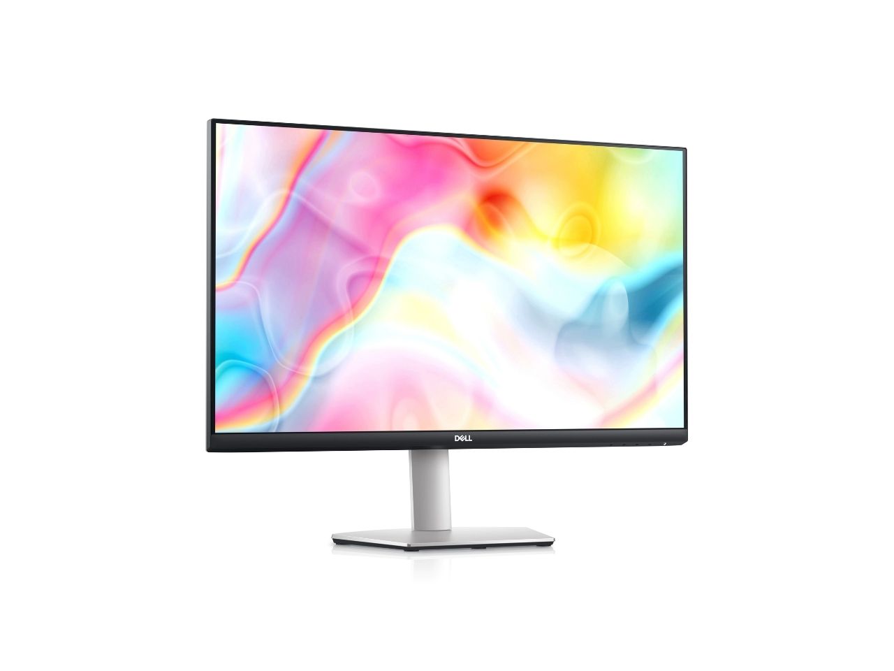 Dell S2722QC monitor on white background.