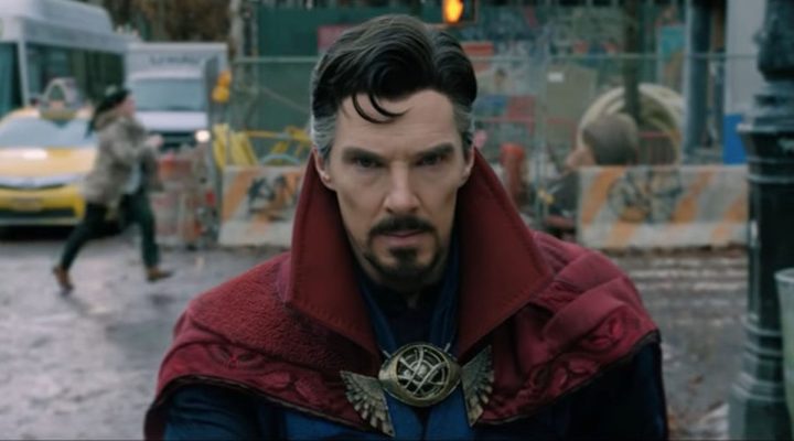 Doctor Strange looking determined in Doctor Strange in the Multiverse of Madness.
