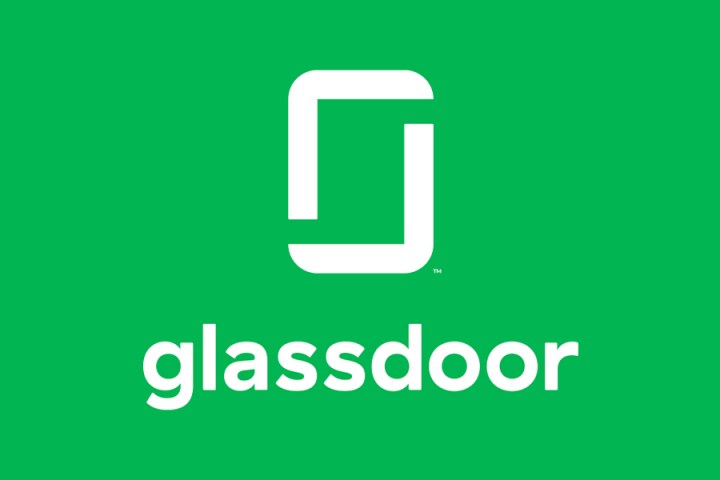 The Glassdoor logo on a green background.