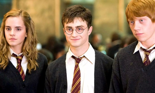 The three leads in the Harry Potter series.