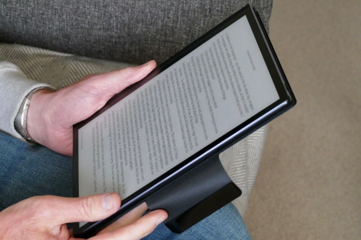 The Huawei MatePad Paper in its Folio Cover.