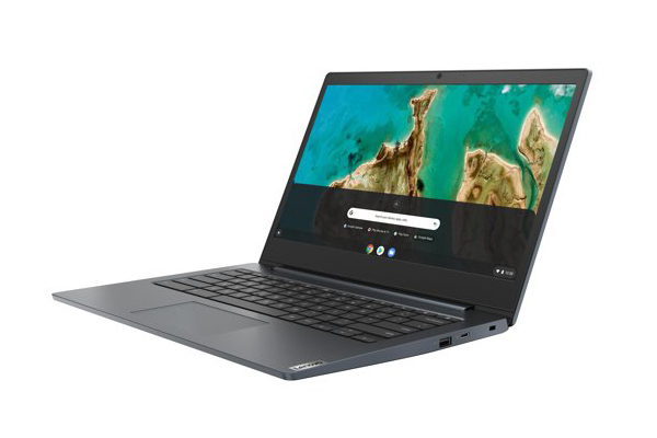 The Lenovo Chromebook 3 14 on a white background.