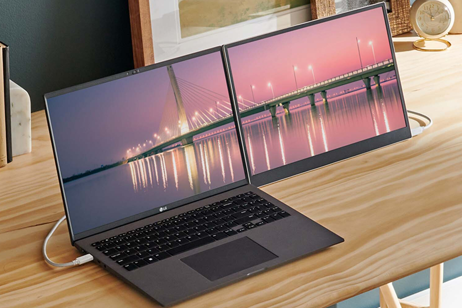 Buy an LG Gram laptop and get a portable monitor FREE