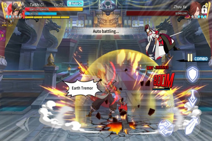 Light in Chaos: Sangoku Heroes on Android.