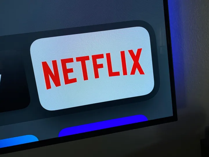 Netflix-App-Symbol auf Apple TV.