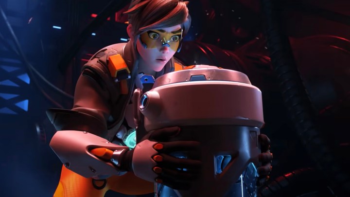 A still of Tracer in Overwatch 2.