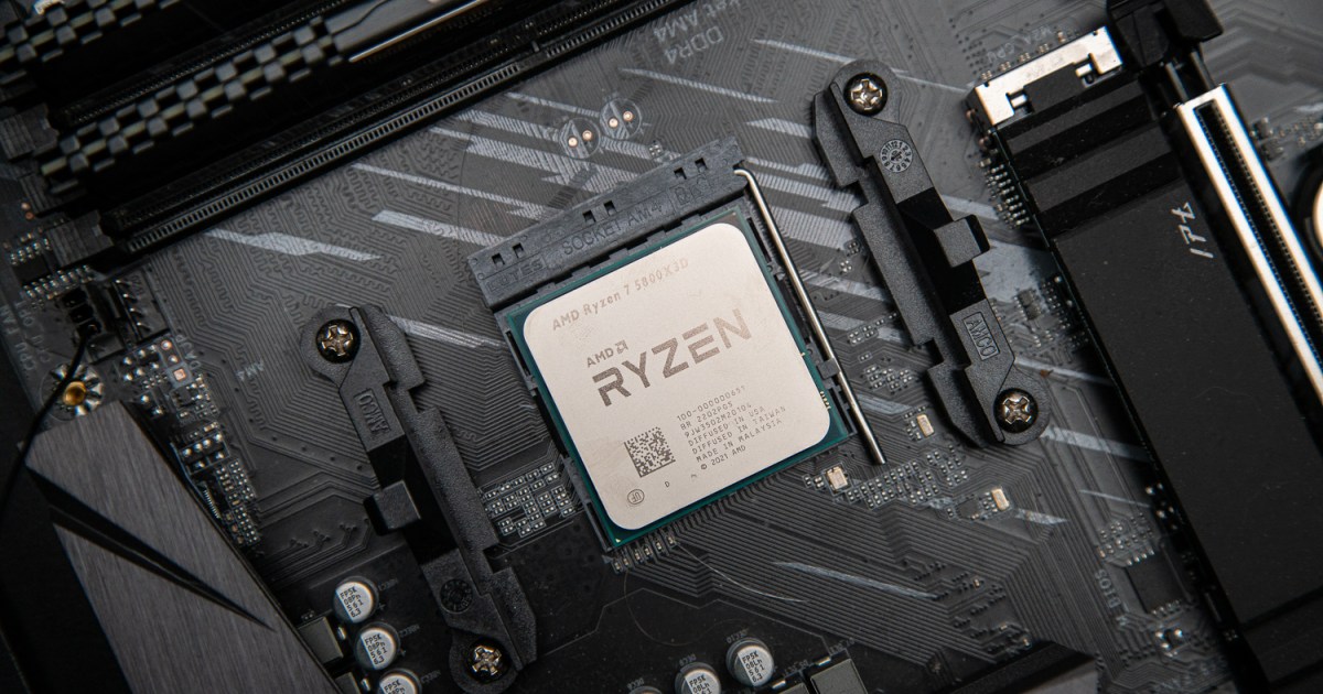 AMD Ryzen™ 7 5800X3D 8-core, 16-Thread Desktop Processor with AMD 3D  V-Cache™ Technology