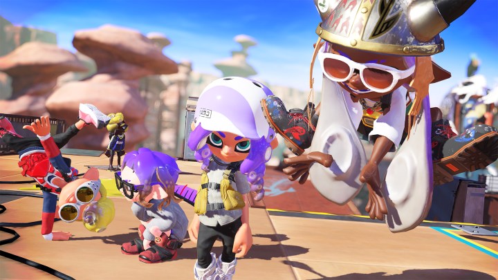 Quatro pressentimentos do Splatoon 3 juntos.