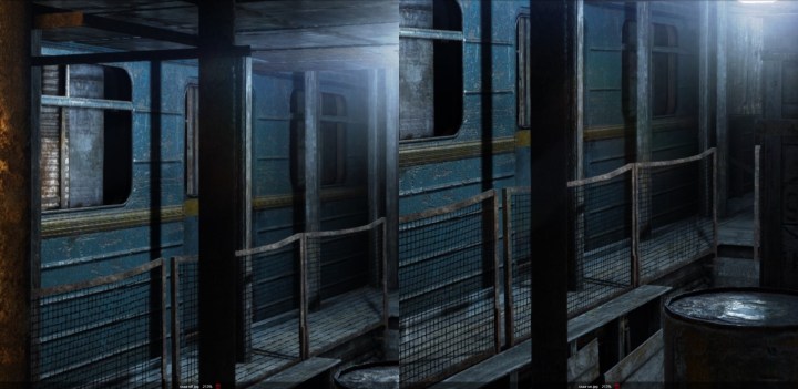 SSAA comparison in Metro 2033 Redux.