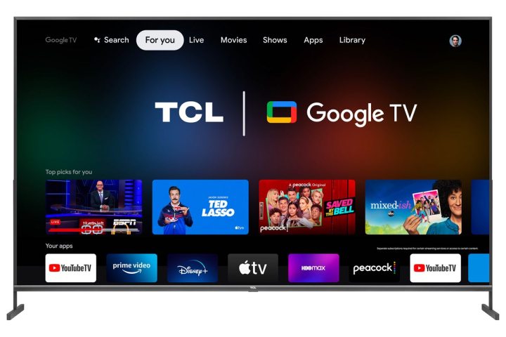 The 85-inch TCL 4-Series 4K smart TV.