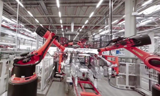 Inside Tesla's Giga Berlin factory.