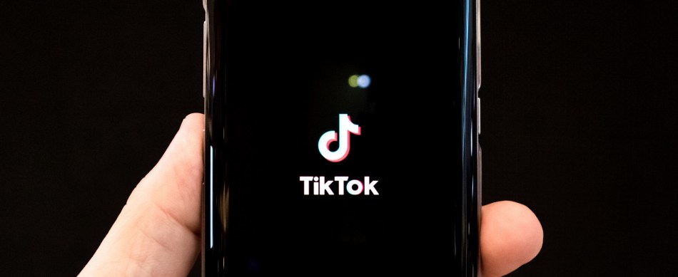 TikTok app on Samsung Galaxy phone.