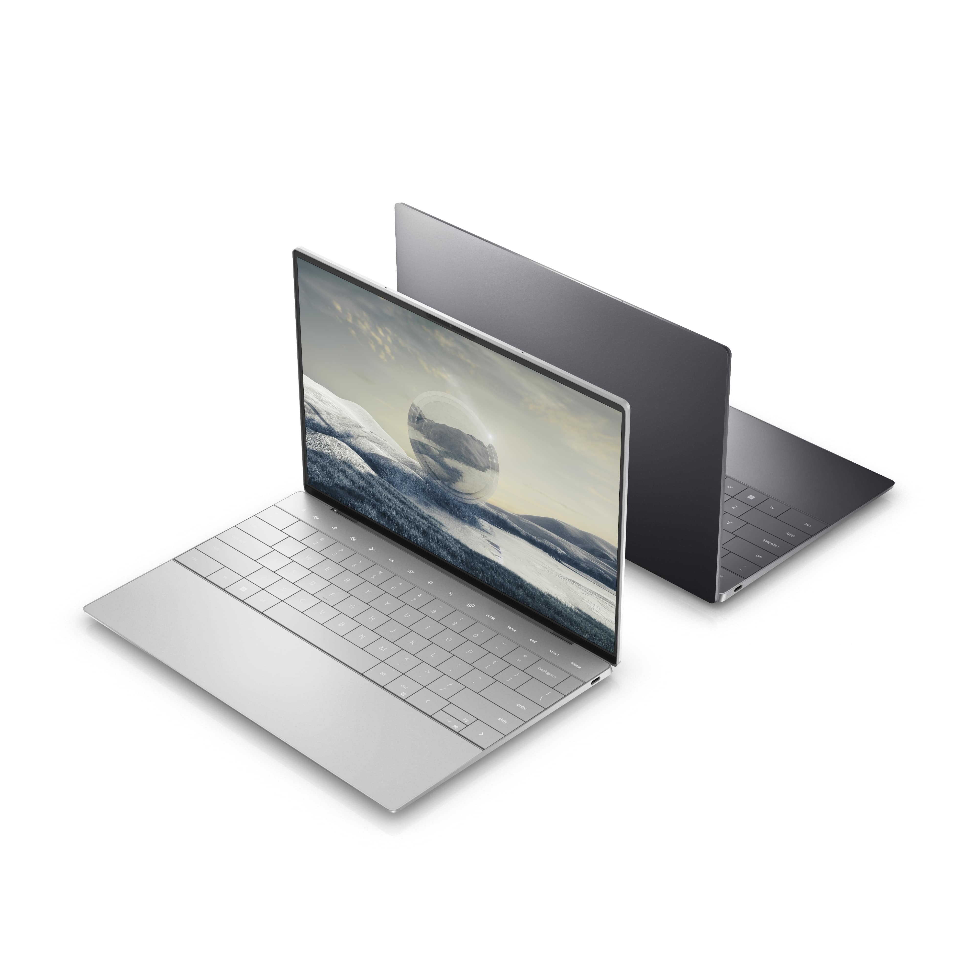 Dell XPS 13 Plus back to back.