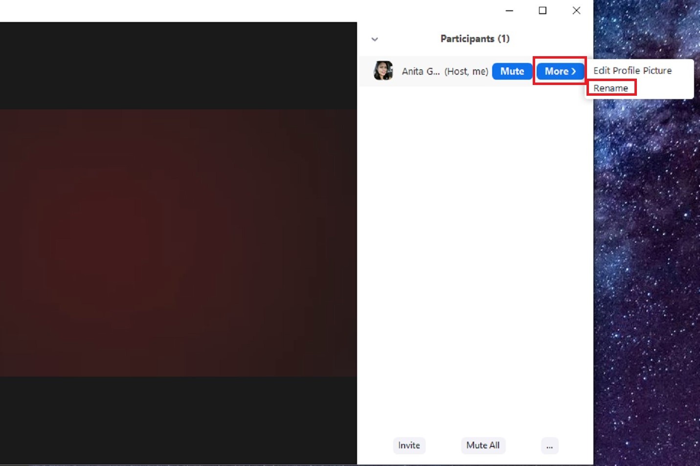 Zoom Rename Option How to change your name on Zoom | Digital Trends