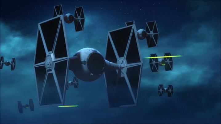 Classic TIE fighter from Star Wars