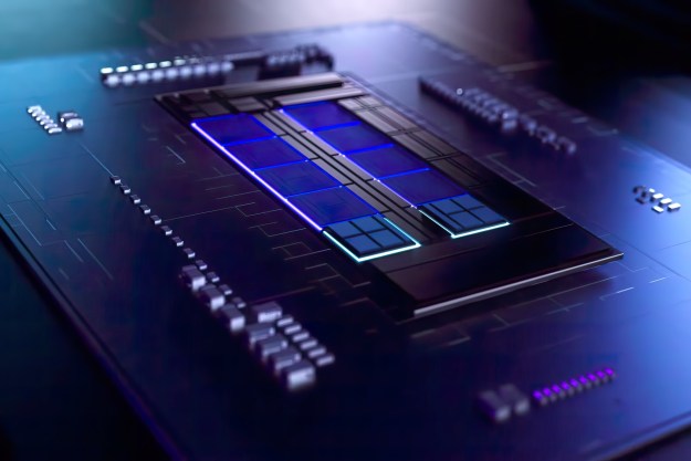 Intel Raptor Lake chip shown in a rendered image.