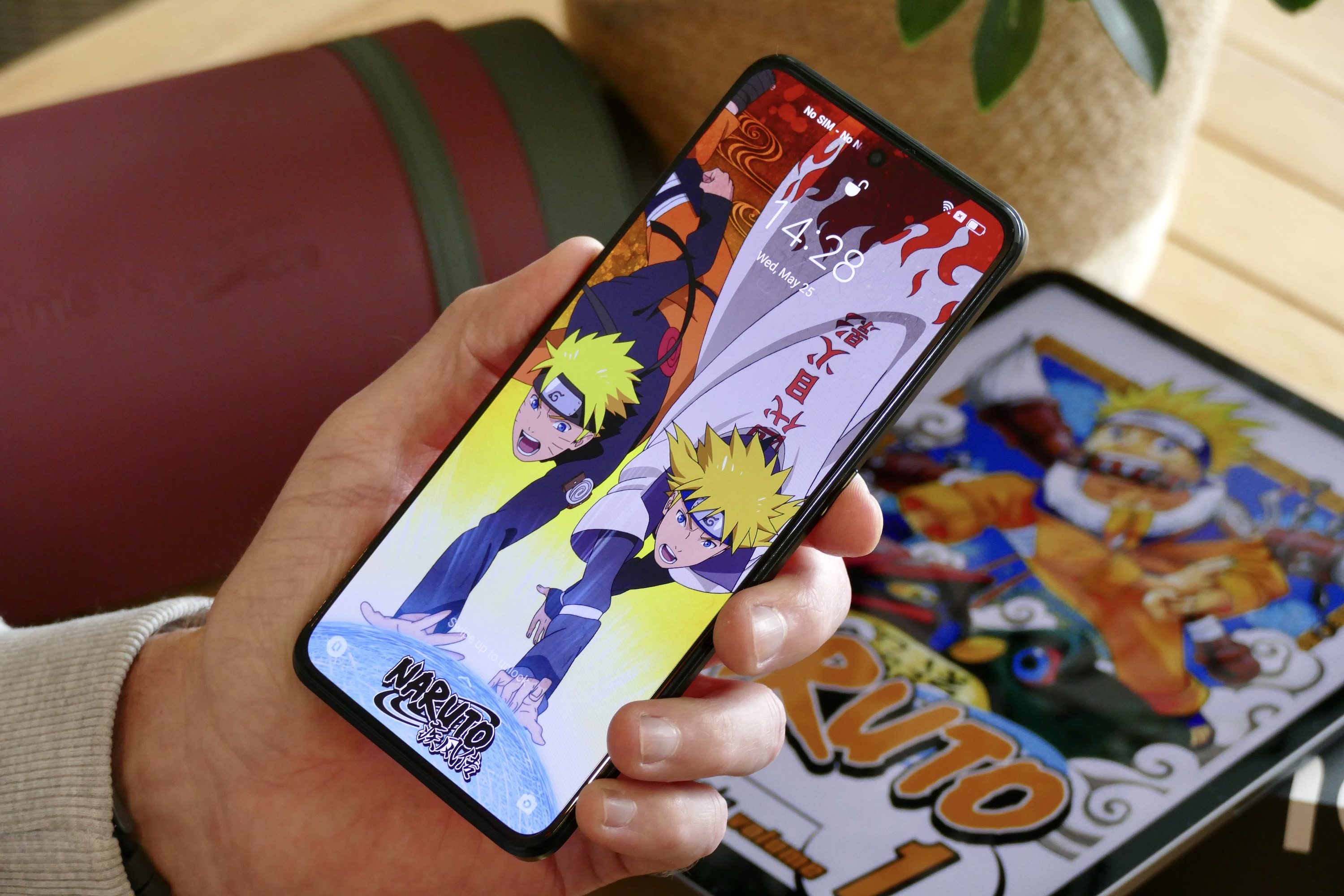 One of the special wallpapers of Realme x Naruto GT Neo 3.