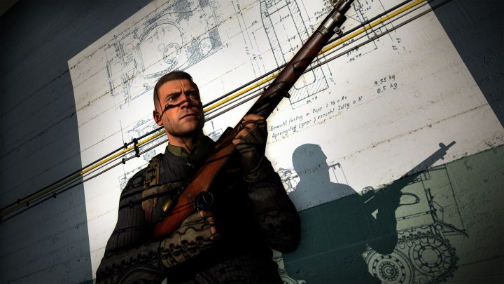 Karl Fairburne in Sniper Elite 5.