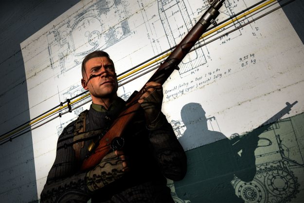 Karl Fairburne in Sniper Elite 5.