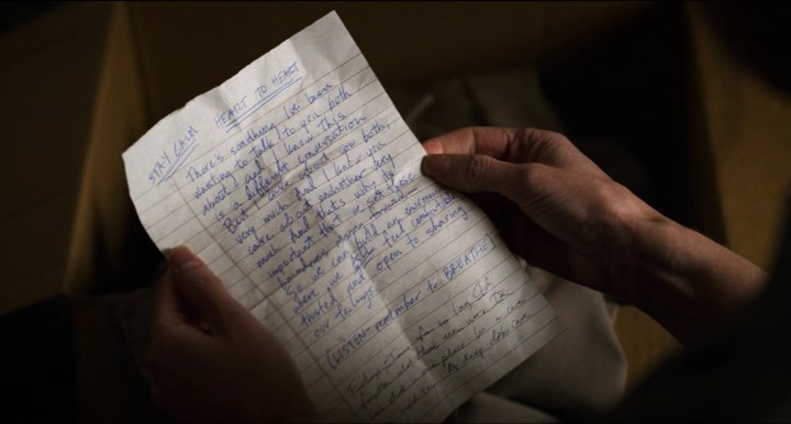 La lettera di Hopper in Stranger Things.