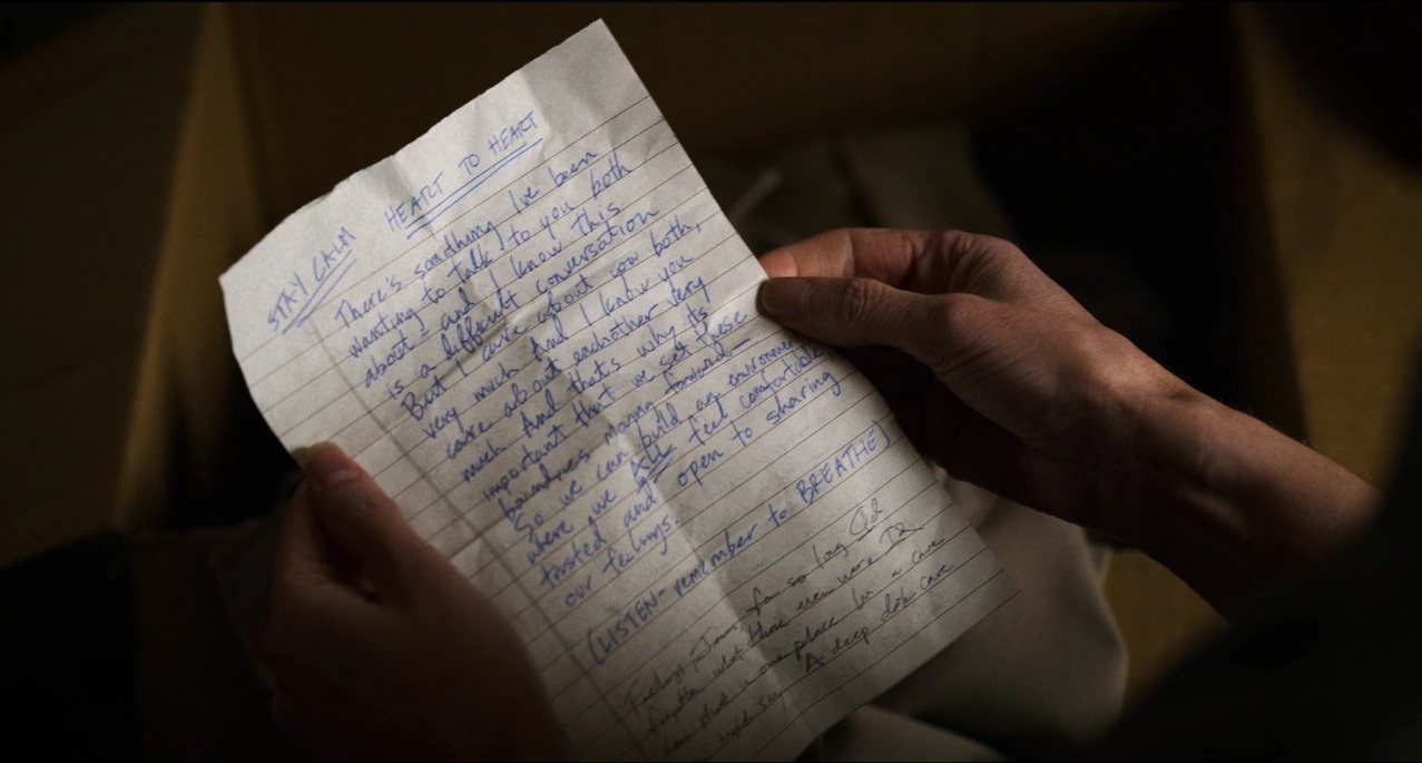 A carta de Hopper em Stranger Things.