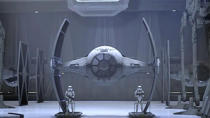 TIE Advanced Prototype di Star Wars Rebels.
