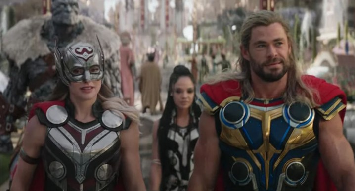 The cast of Thor: Love and Thunder.