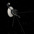 NASA’s Voyager 1 spacecraft, shown in this illustration, has been exploring our solar system since 1977, along with its twin, Voyager 2.