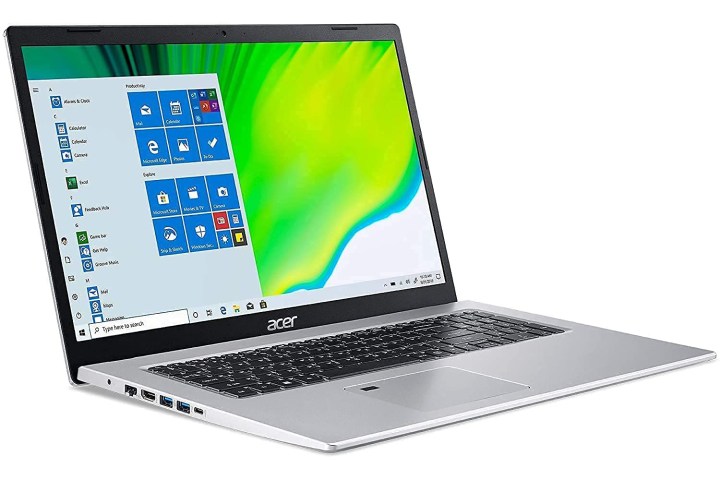 The Acer Aspire 3 17-inch laptop on a white background.