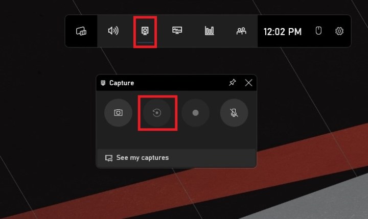 Snipping Tool in Xbox Game Bar.