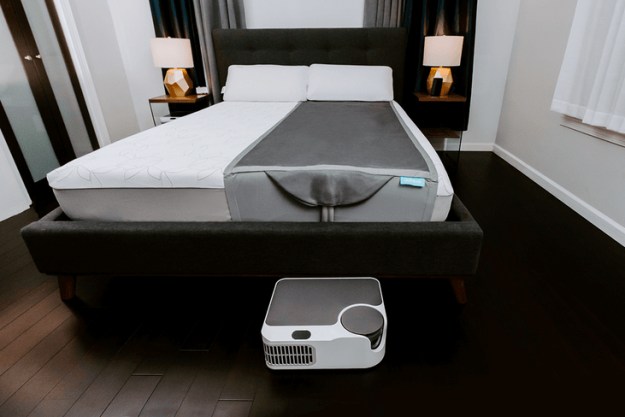 The Dock Pro ME covers only one side of the bed.