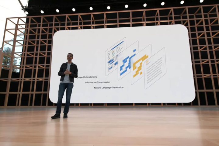 Google presenting new Docs features.