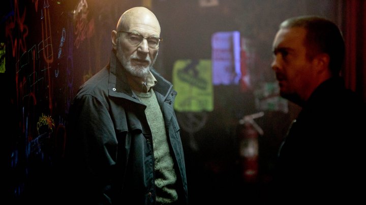 Patrick Stewart stars in the Green Room, from the A24.