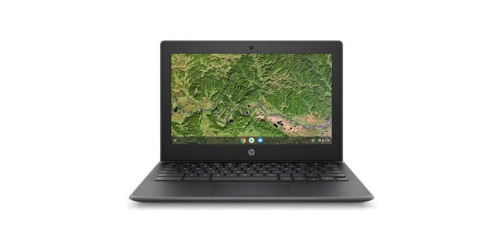 HP 11.6-inch Chromebook on a white background.
