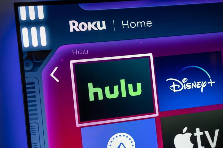 Icono de la aplicación Hulu en Roku.