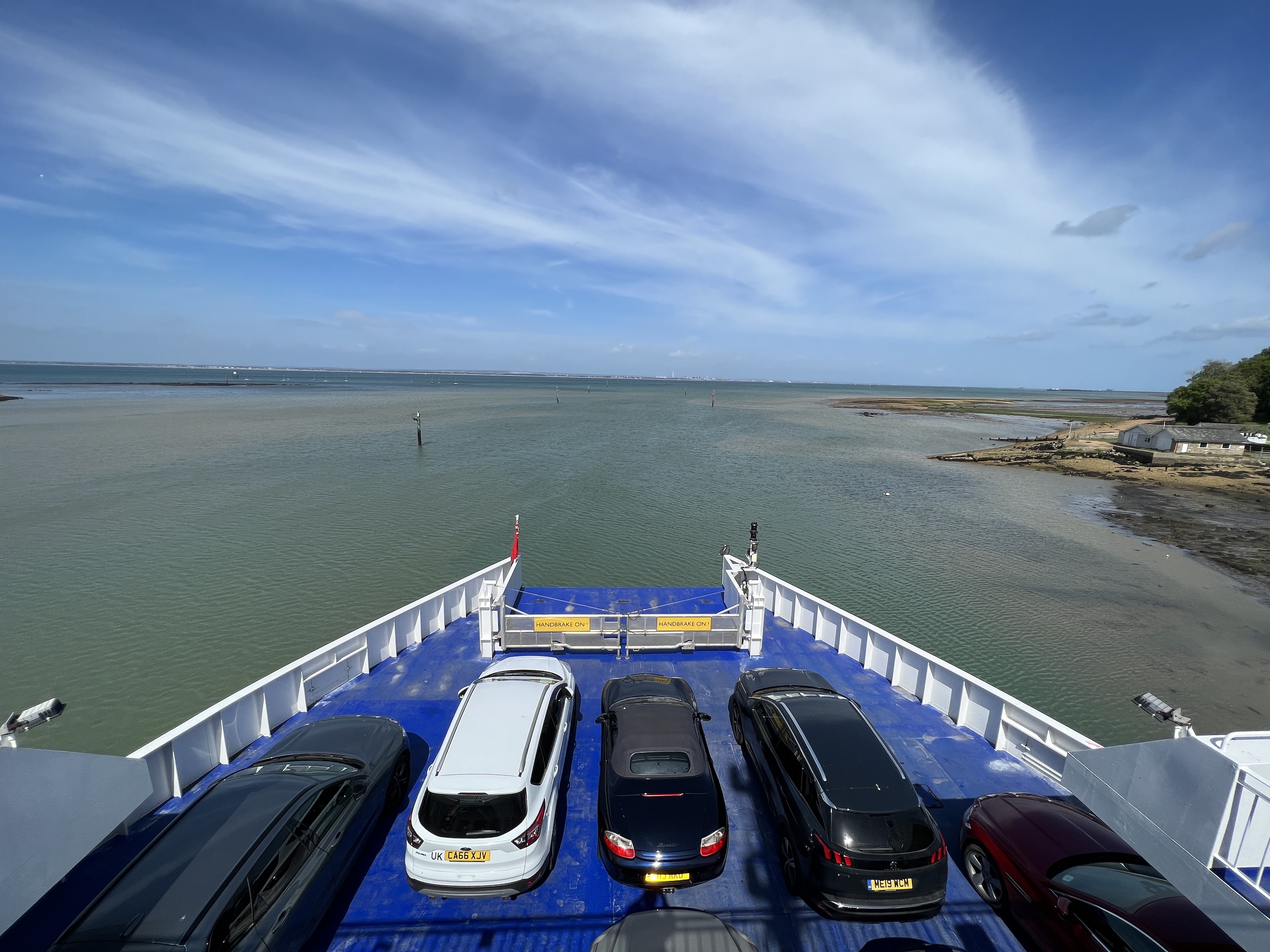 iPhone 13 Pro photo of a car ferry using the wide-angle camera.