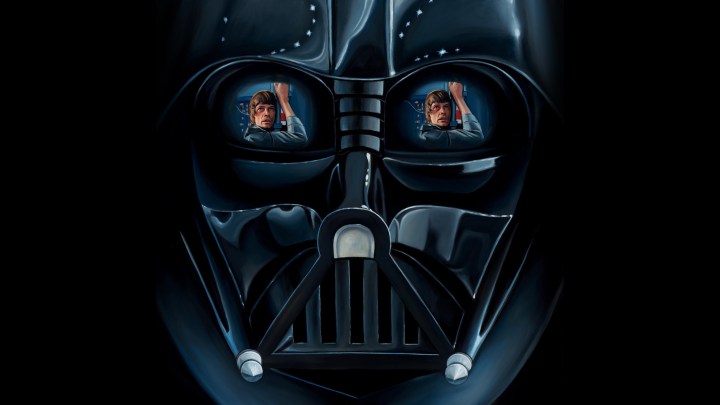 Un'immagine di Star Wars: The Cinematic Vision con Darth Vader.