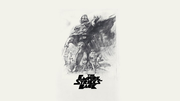 Un'immagine di Star Wars: The Creation con un poster.