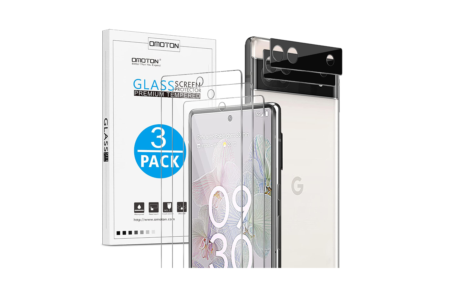 6 Pack) Supershieldz Designed for Samsung Galaxy S22 Plus 5G Screen  Protector, High Definition Clear Shield (PET) - Supershieldz