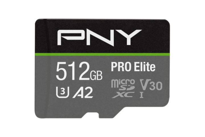 PNY Pro Elite 512GB MicroSD Card.