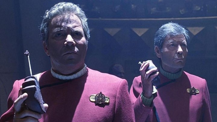 William Shatner e DeForest Kelly sono i protagonisti di Star Trek VI.