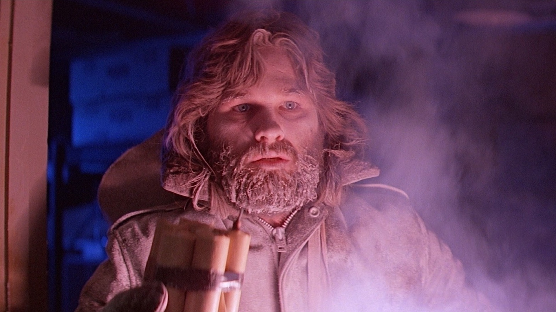 Kurt Russell protagoniza The Thing, de John Carpenter.