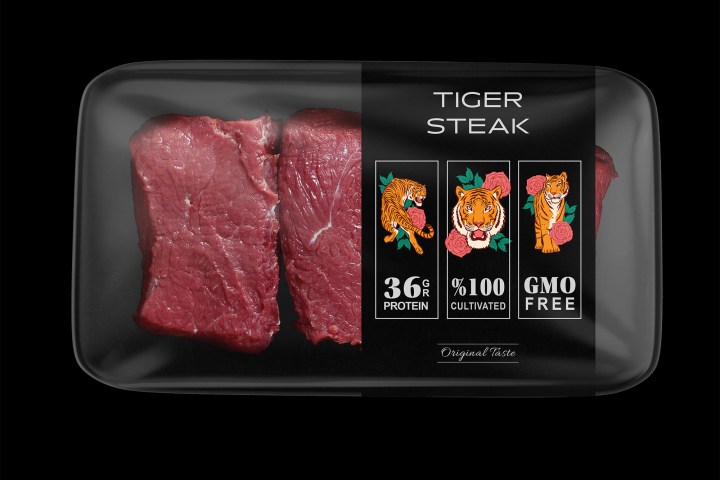 Primeval Foods' tiger steak.