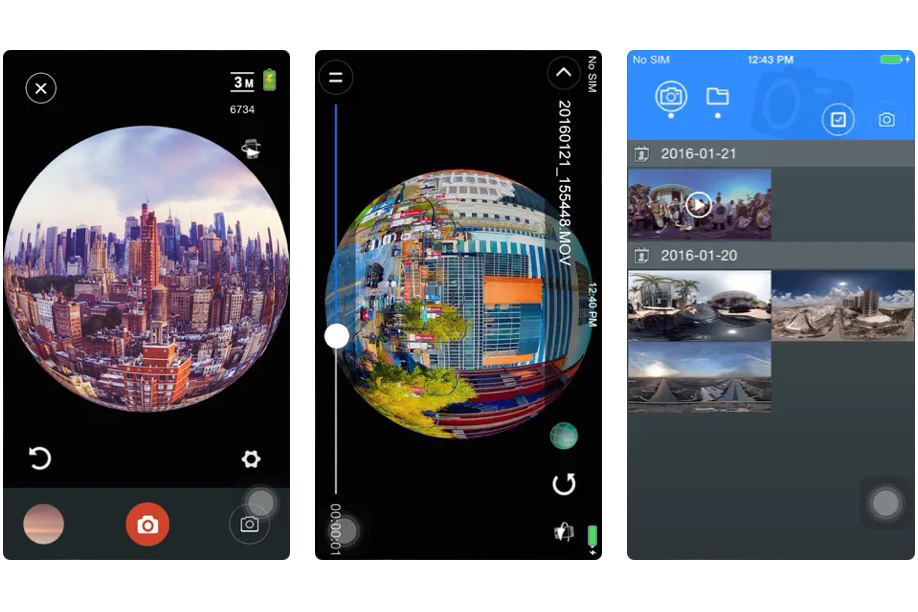 360 Pro screenshot series for iOS.